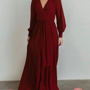 NWT baltic born Lydia dress in burgundy